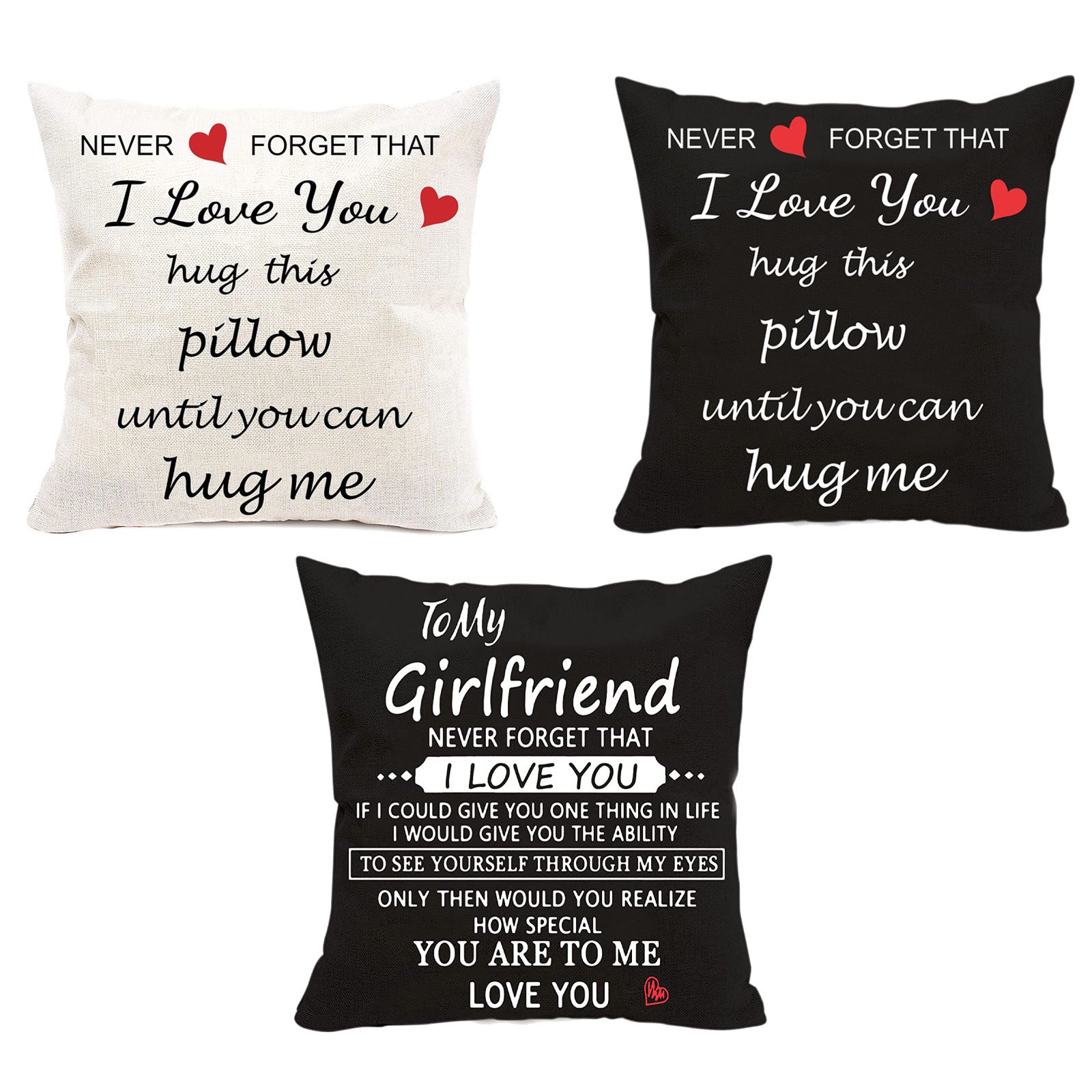 Simple Style Linen Throw Pillowcase