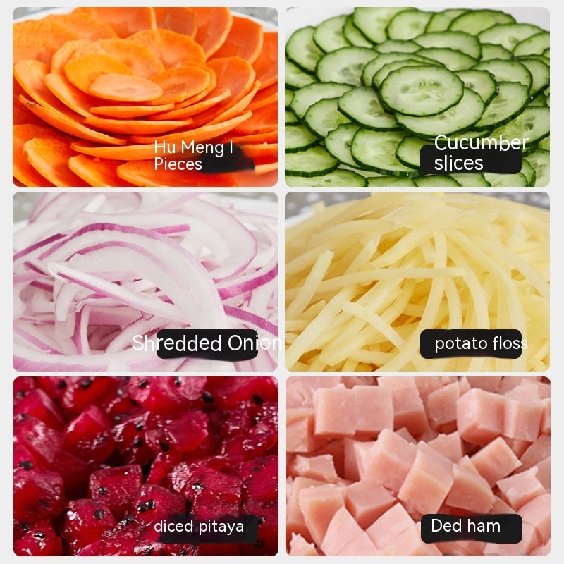 Багатофункціональна електрична овочерізка для комерційних фруктів та овочів