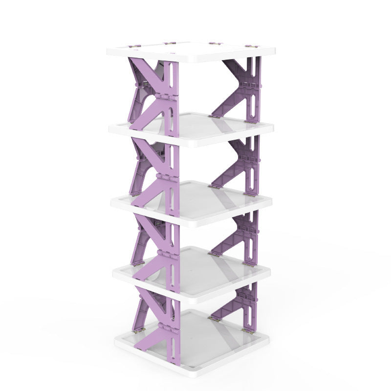 Plastic Installation Folding Shoe Cabinet