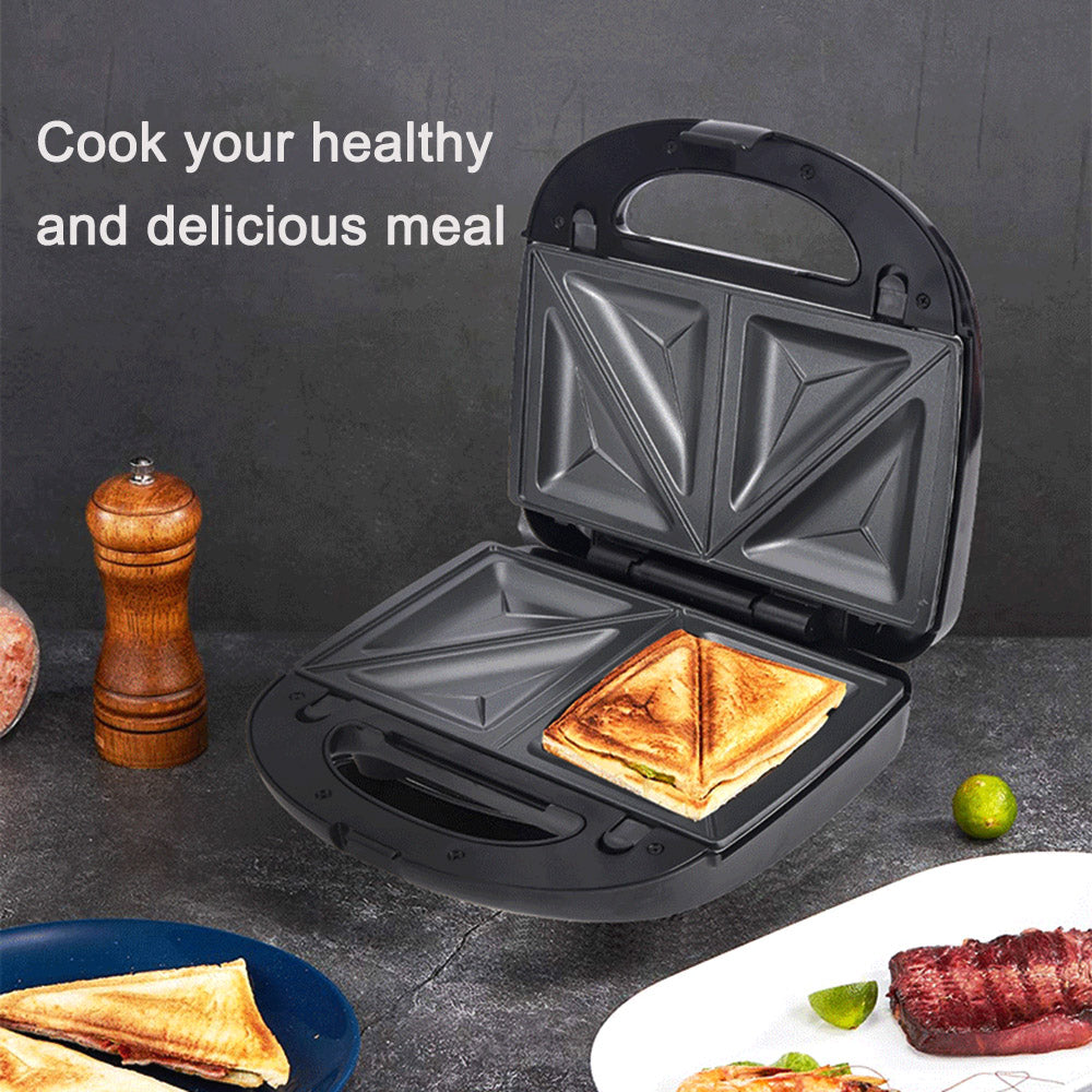 6-in-1 Breakfast Maker – Waffle, Sandwich & Grill Press