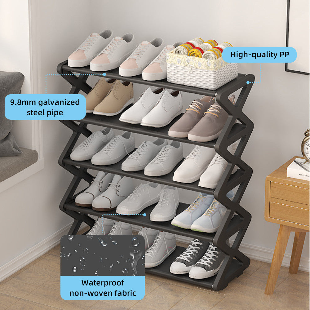 X-shaped Shoe Rack