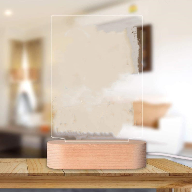 Налаштовуваний фотоальбом з обкладинкою для музичного альбому, нічник, різьблене ім'я, фоторамка з піснею