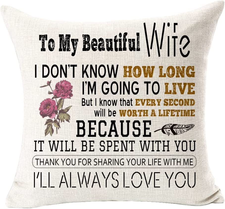 Simple Style Linen Throw Pillowcase