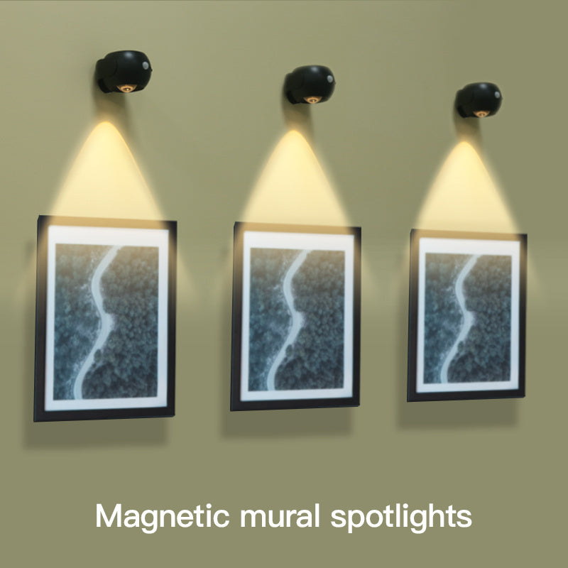 Регульований кут освітлення для датчиків людини, бездротове освітлення для заходу сонця, прожектор для приміщень, світильник для коридору, настінний світильник для вітальні, акумуляторний та встановлений сухий акумулятор