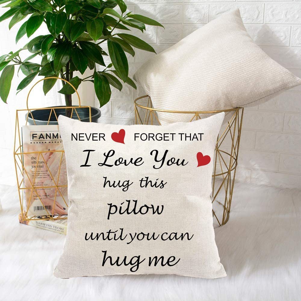 Simple Style Linen Throw Pillowcase