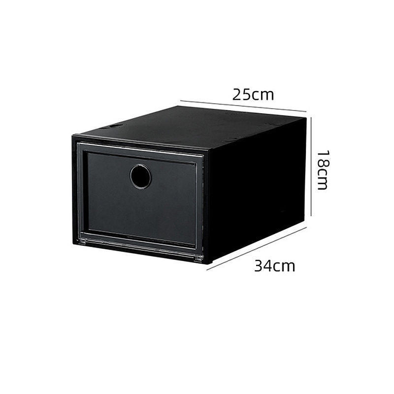 Transparent Plastic Clamshell Shoe Rack