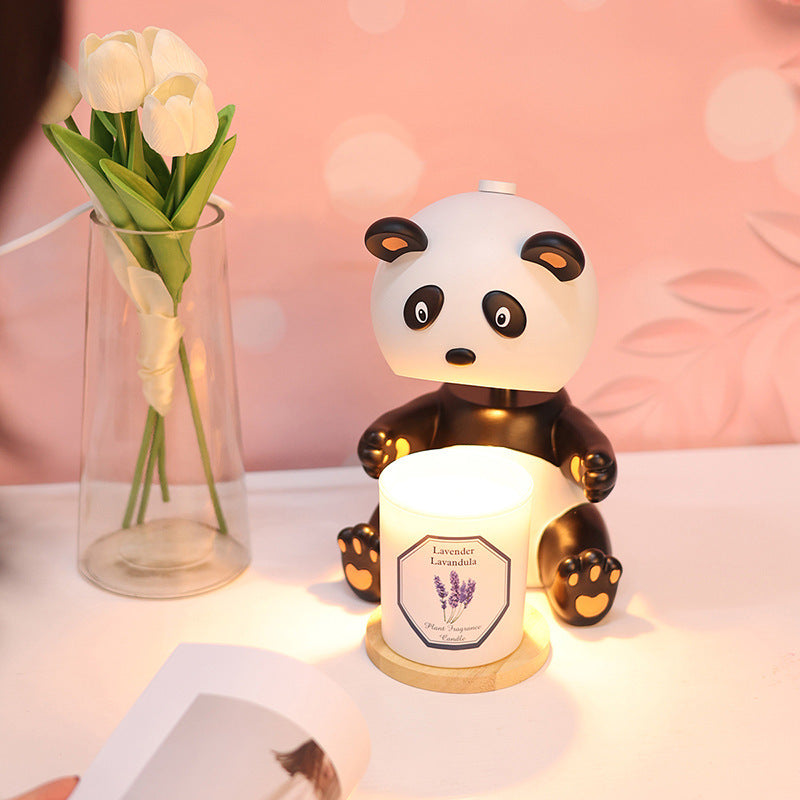 Panda Aromatherapy Wax Table Lamp