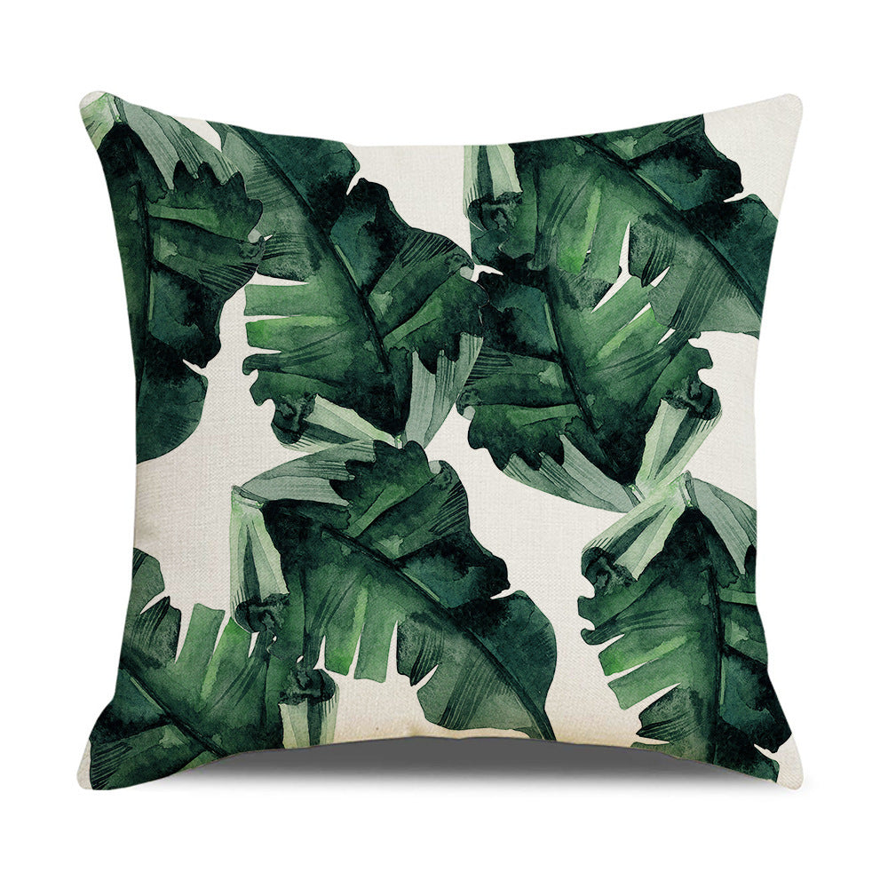 Household Floral Throw Pillowcase