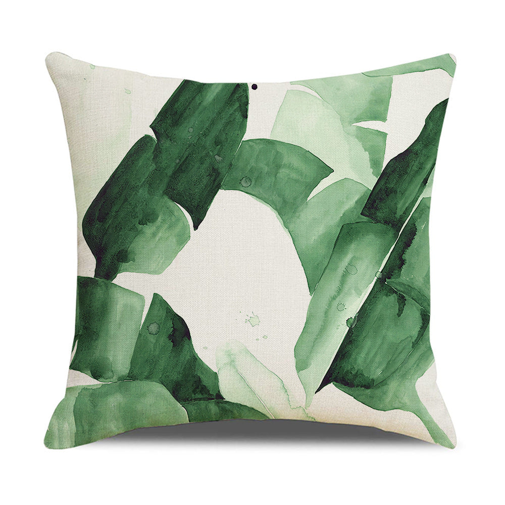 Household Floral Throw Pillowcase