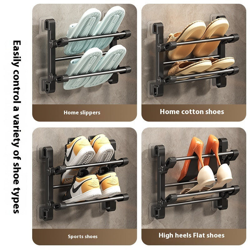 Настінна полиця для взуття без перфораторів