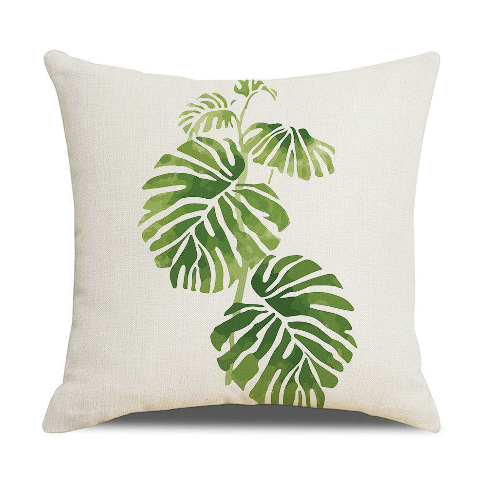 Household Floral Throw Pillowcase
