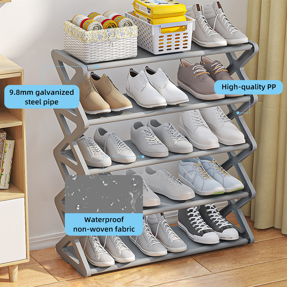 X-shaped Shoe Rack