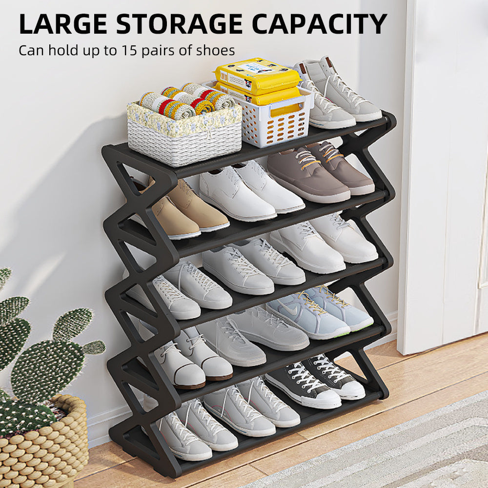 X-shaped Shoe Rack