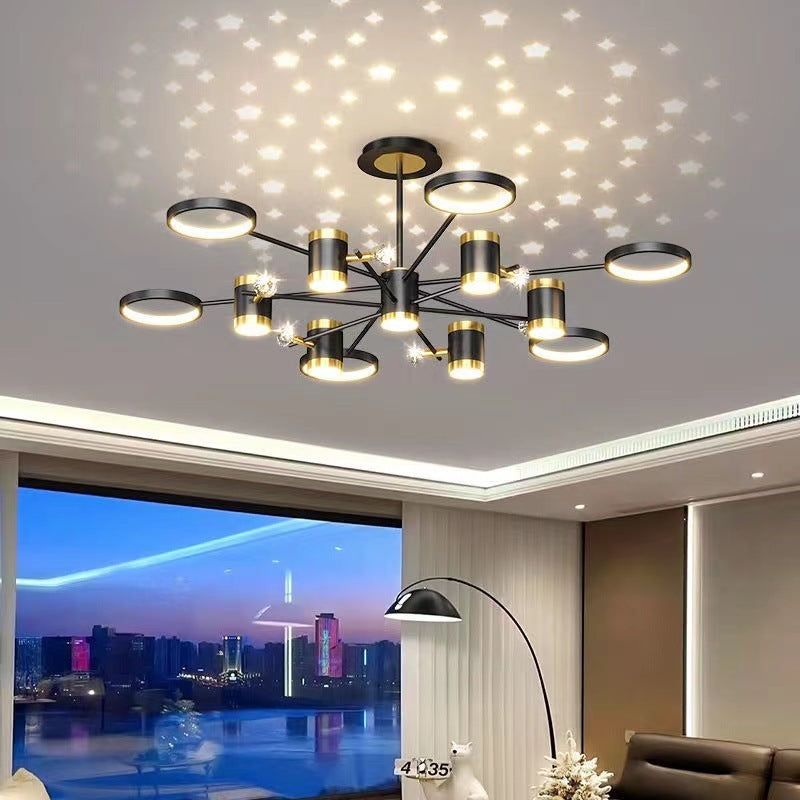 Світла розкішна люстра Nordic Star Lamp Combination Whole House Package
