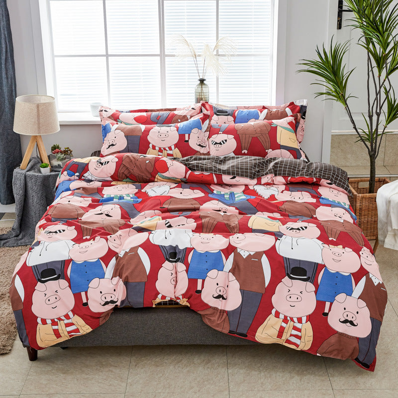 Aloe cotton four-piece bedding set