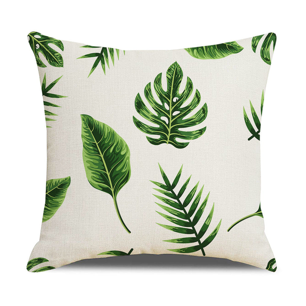 Household Floral Throw Pillowcase