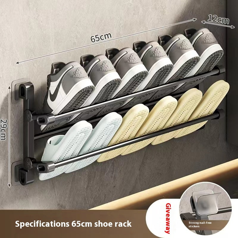 Punch-free Wall-mounted Shoe Rack
