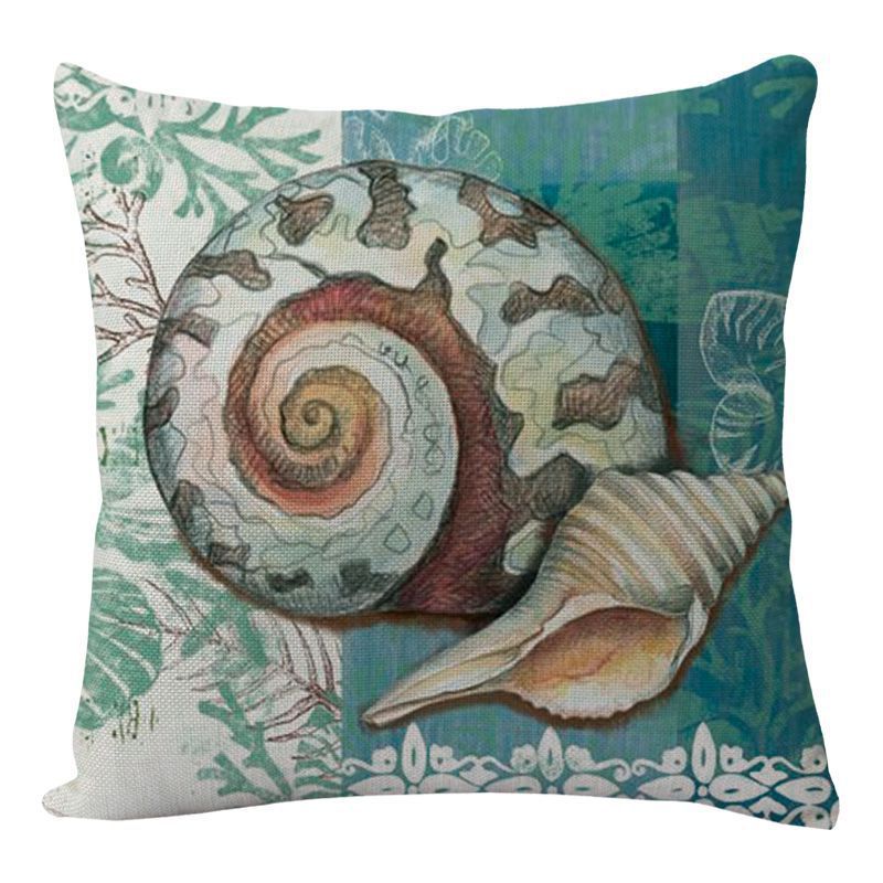 Turtle Printed Throw Pillow Cases