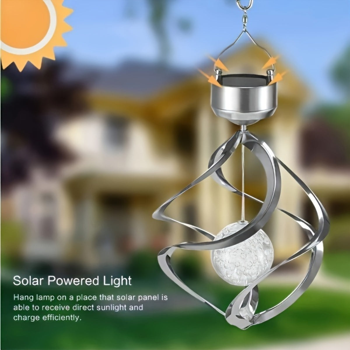 LED Wind Chime Light – Outdoor Garden Decor