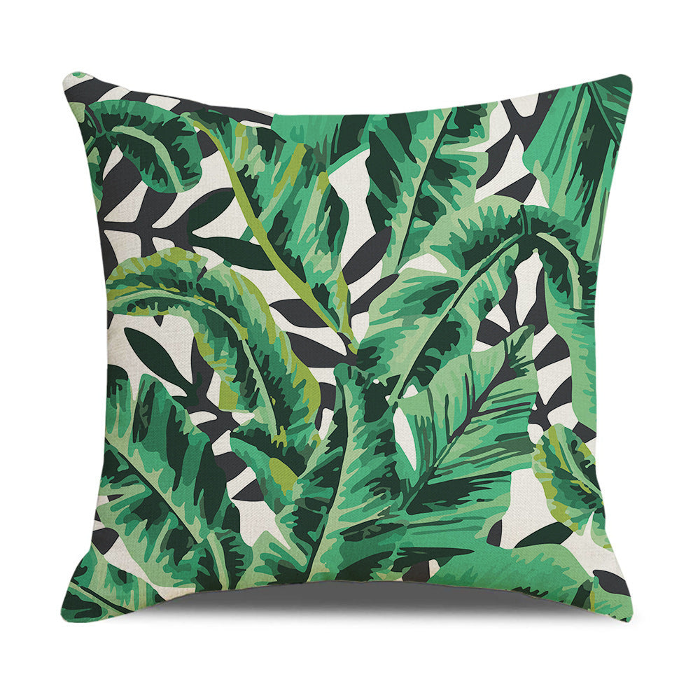 Household Floral Throw Pillowcase