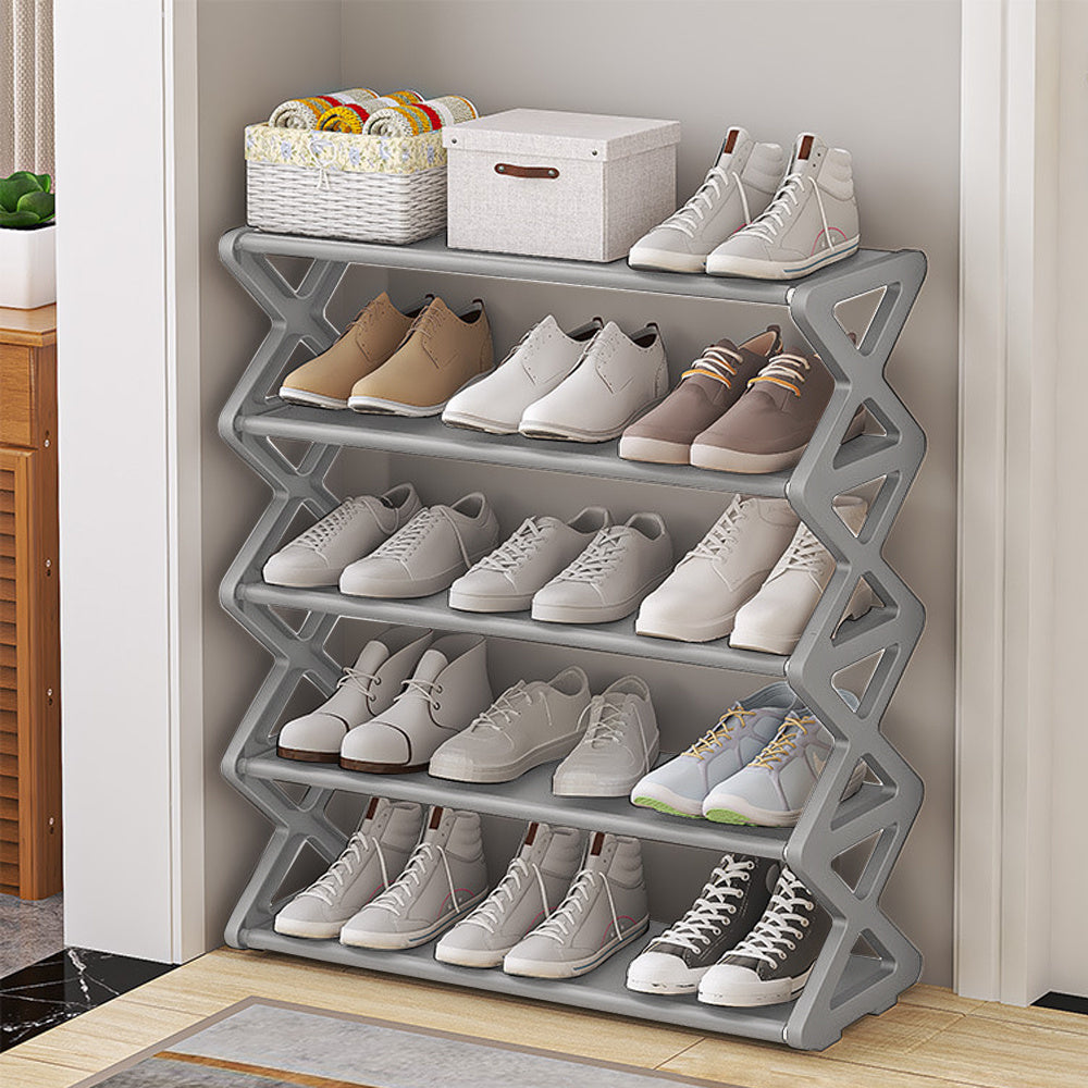 X-shaped Shoe Rack